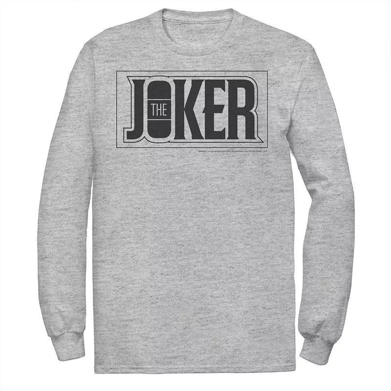 Mens DC Comics The Joker Bold Text Poster Tee Product Image