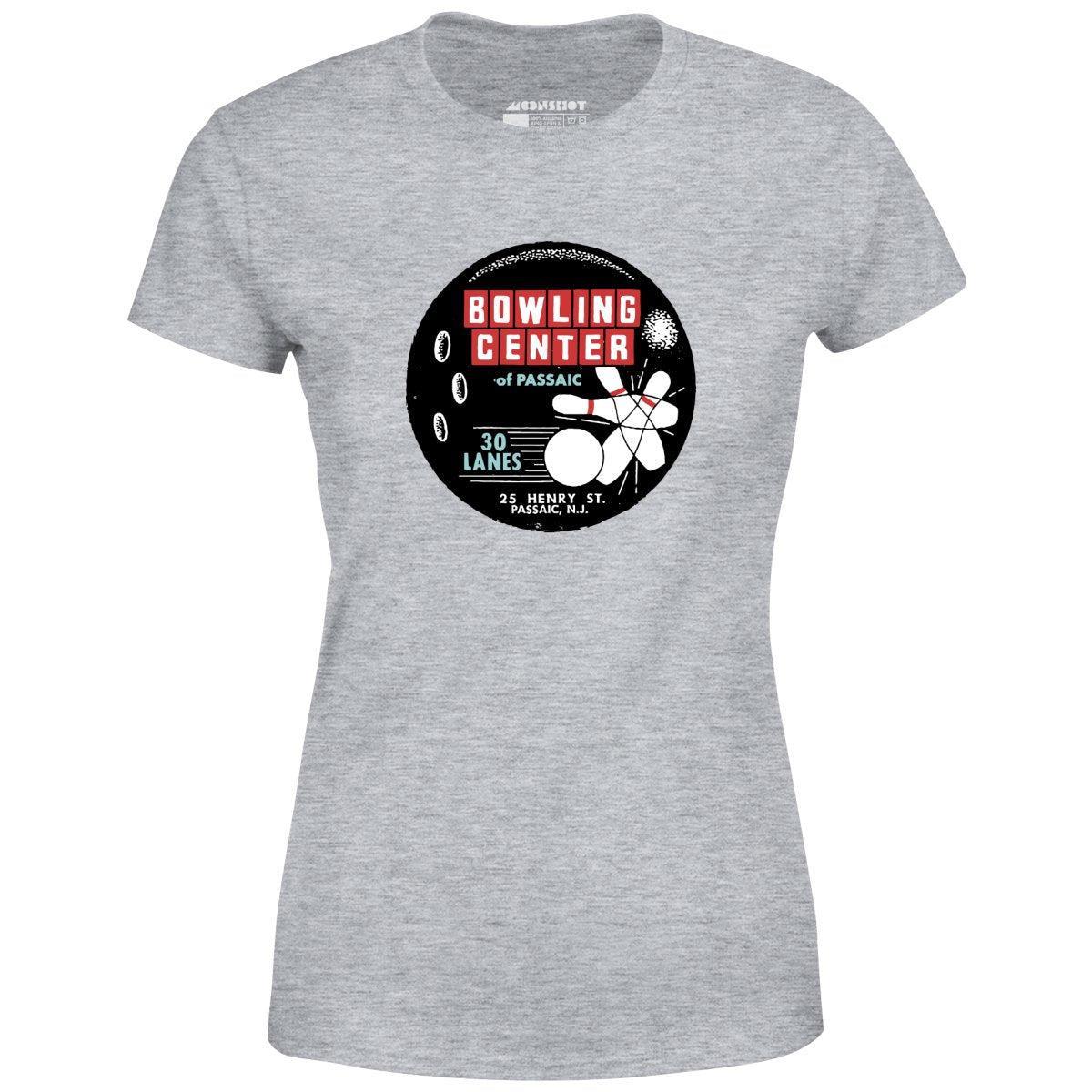 Bowling Center of Passaic - Passaic, NJ - Vintage Bowling Alley - Women's T-Shirt Female Product Image