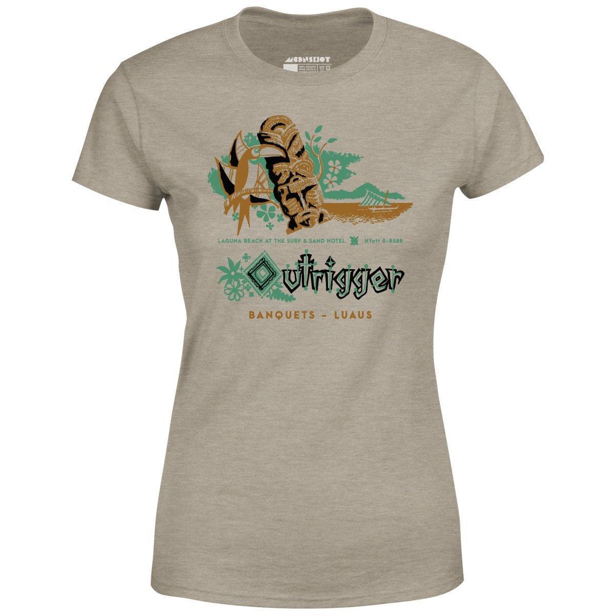 Billingsley's Outrigger v3 - Laguna Beach, CA - Vintage Tiki Bar - Women's T-Shirt Female Product Image