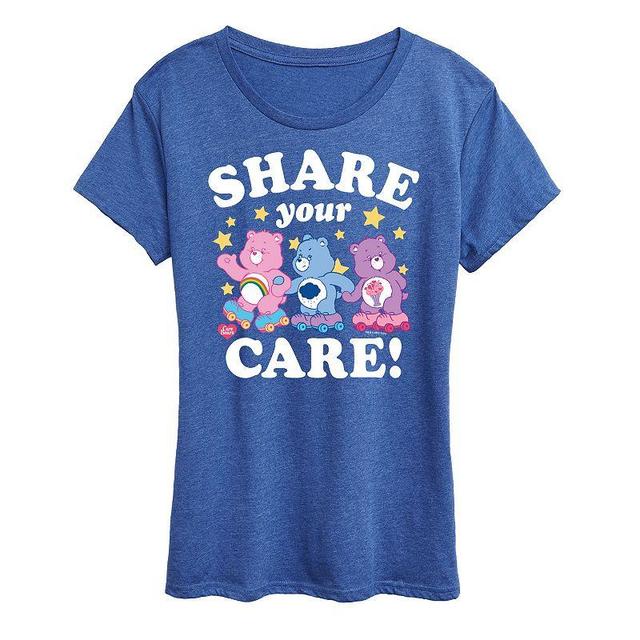 Womens Care Bears Share Your Care Graphic Tee, Girls Product Image