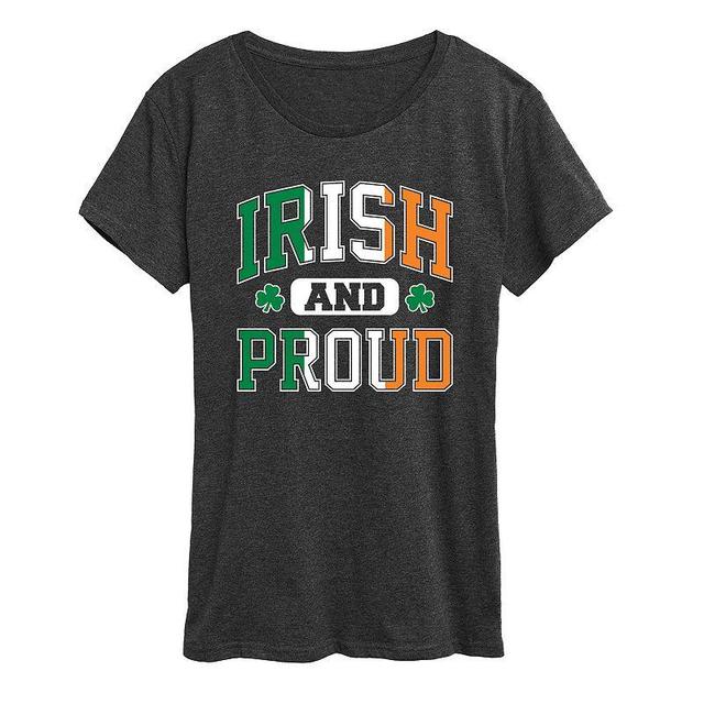 Womens Irish And Proud Graphic Tee Product Image