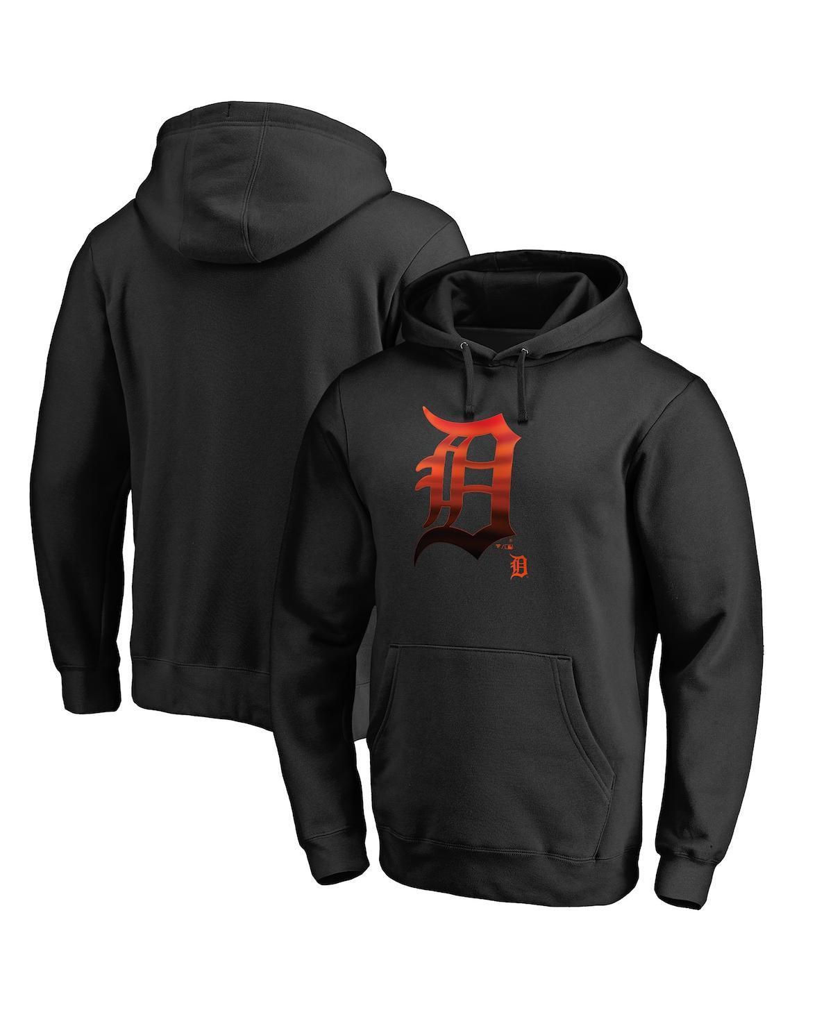 Mens Fanatics Black Detroit Tigers Midnight Mascot Pullover Hoodie Product Image