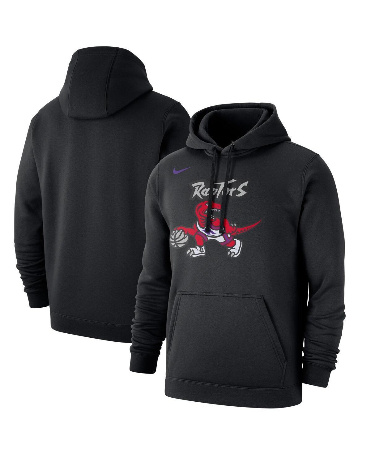 Mens Nike Black Toronto Raptors Hardwood Classics Club Pullover Fleece Hoodie Product Image