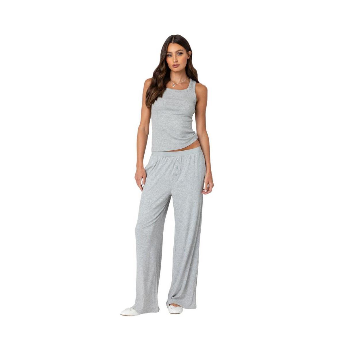 Edikted Womens Heather Lounge Pants Product Image