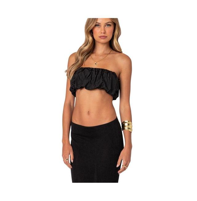 Edikted Womens Romi Nylon Bubble Bandeau Top Product Image