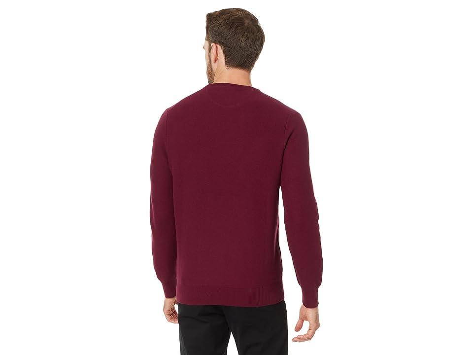 Polo Ralph Lauren Textured Cotton Crewneck Sweater (DAMSON ) Men's Clothing Product Image