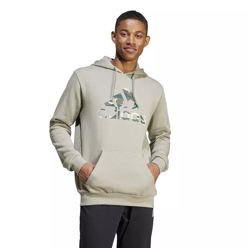 adidas Camo Graphic Hoodie Silver Pebble M Mens Product Image