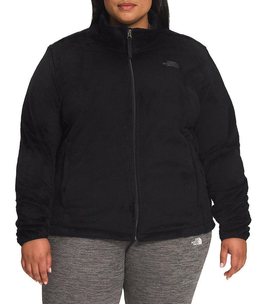 The North Face Plus Size Osito Silken Raschel Fleece Stand Collar Front Zip Jacket Product Image