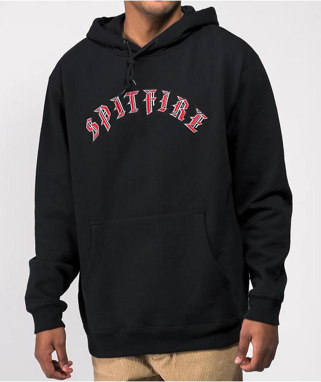 Spitfire Old English Black Hoodie Product Image