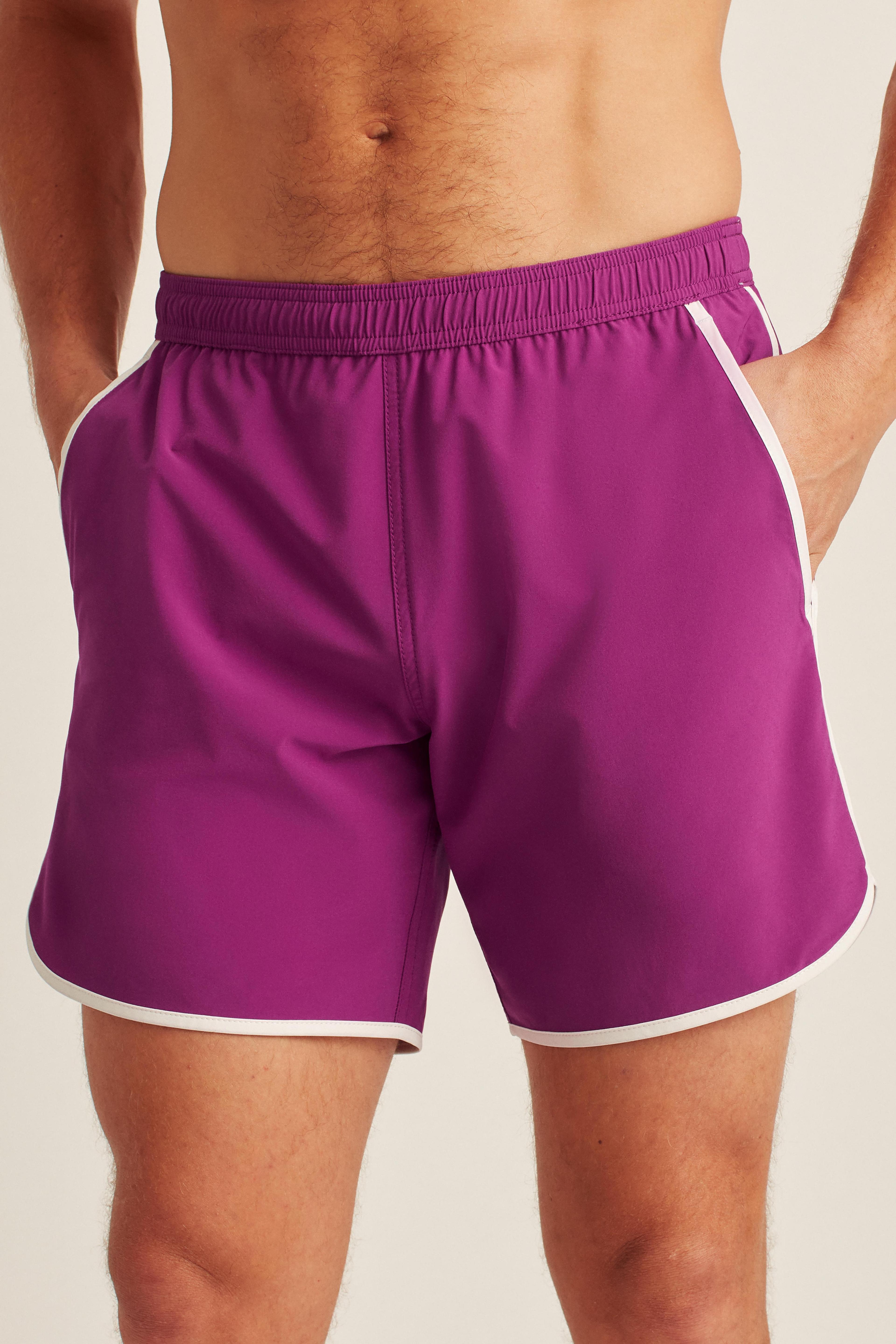 Throwback Swim Trunks Product Image