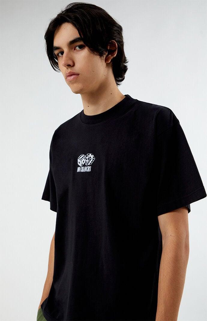 Men's No Chances Embroidered Oversized T-Shirt Product Image