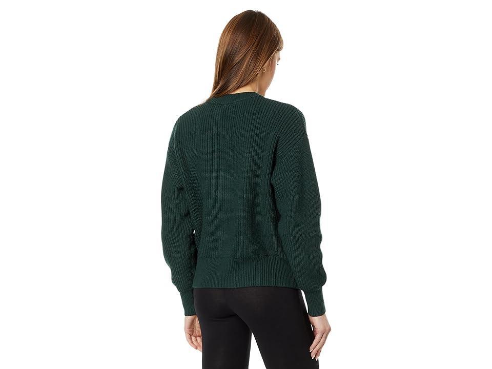 Varley Mondain Cable-Knit (Darkest Spruce) Women's Clothing Product Image