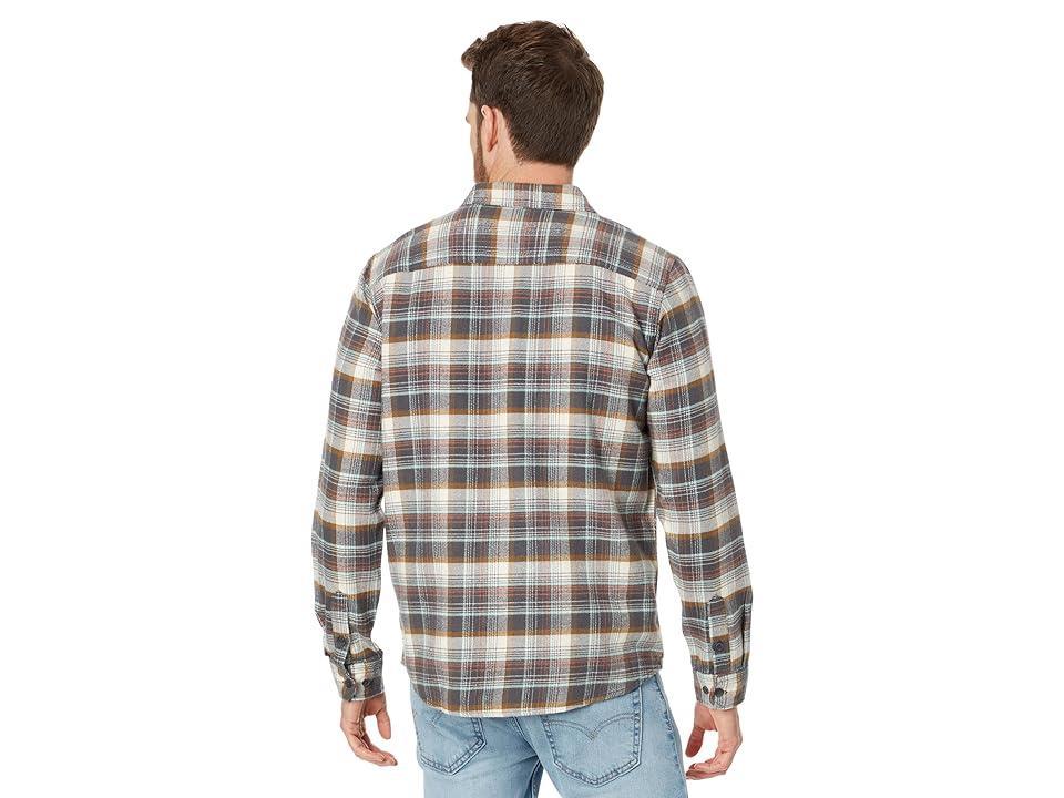 O'Neill OG Jonez Long Sleeve Flannel (Graphite) Men's Clothing Product Image