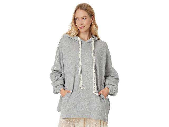 Free People We Hoodie (Heather Grey) Women's Sweater Product Image