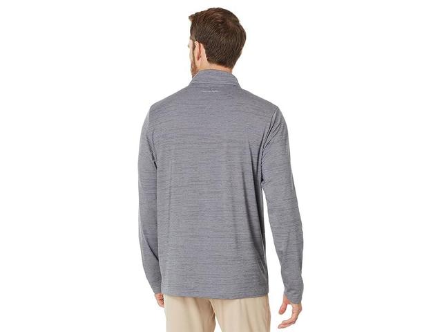 TravisMathew Texas Rangers The Heater 1/4 Zip (Sleet/Quiet Shade) Men's Sweatshirt Product Image