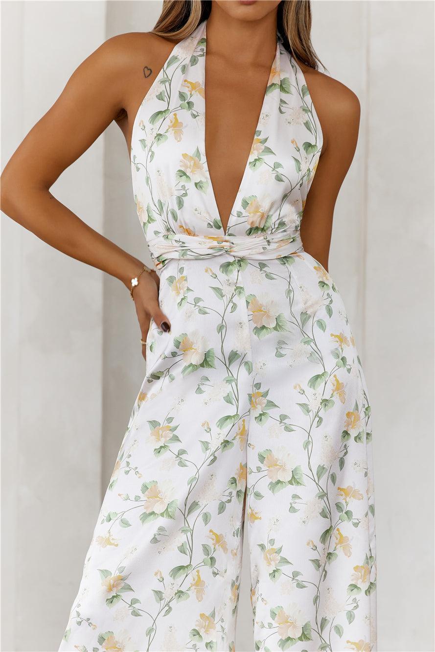 HELLO MOLLY Nights In The Caribbean Jumpsuit Print Product Image