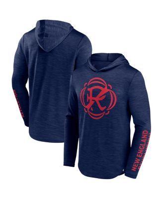 Mens Fanatics Navy New England Revolution First Period Space-Dye Pullover Hoodie Product Image