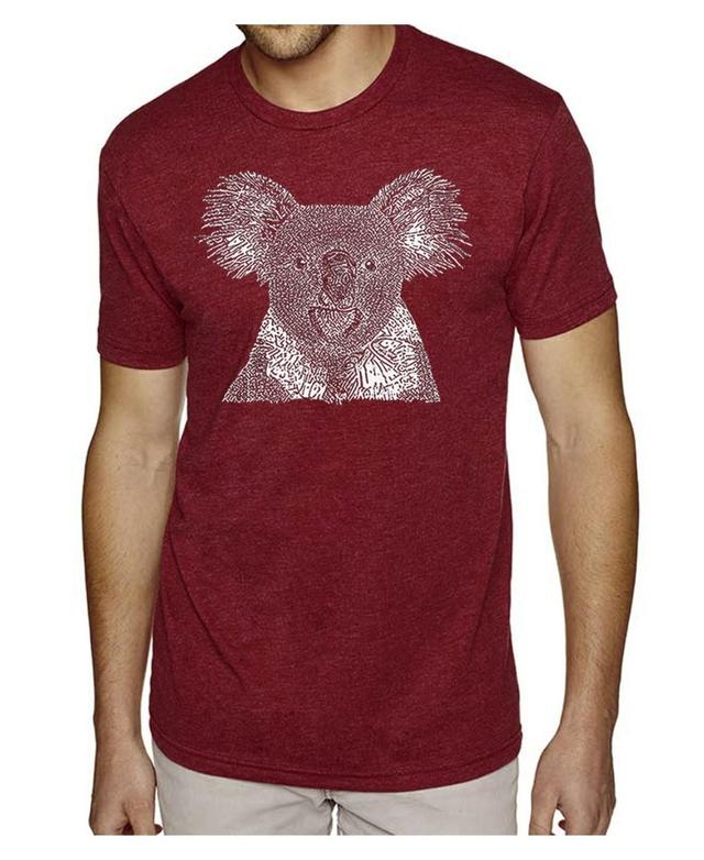 La Pop Art Mens Premium Word Art T-shirt - Koala Product Image