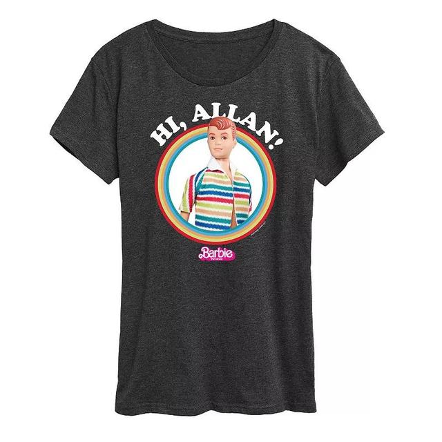 Missy Plus Barbie The Movie Hi Allan Graphic Tee, Womens Product Image