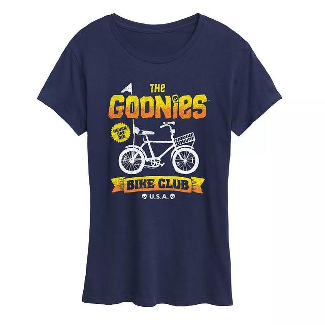 Womens The Goonies Bike Club Graphic Tee Blue Product Image