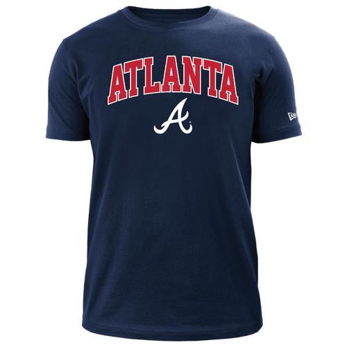 New Era Mens Braves T-Shirt - Navy/Multi Product Image