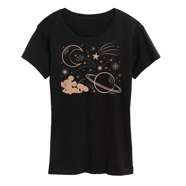 Disneys Mickey Mouse Plus Constellation Graphic Tee, Womens Product Image