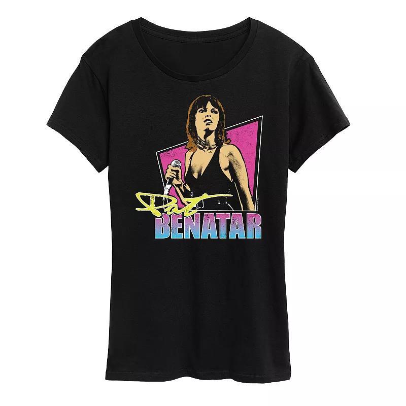 Womens Pat Benatar Cameo Graphic Tee Heather Grey Product Image