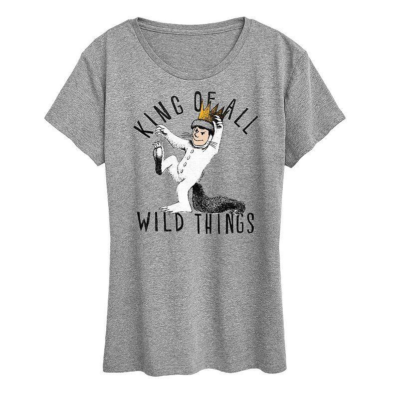 Womens Where The Wild Things Are King Graphic Tee Product Image