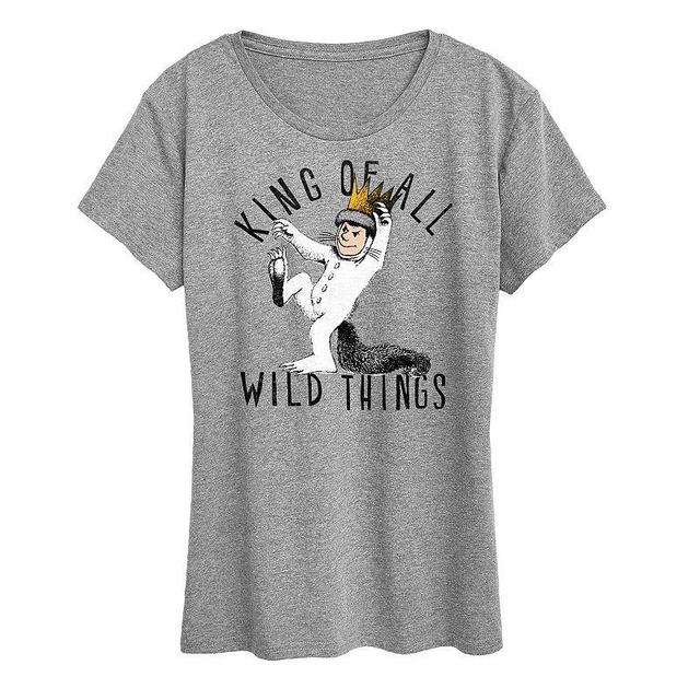 Womens Where The Wild Things Are King Graphic Tee Product Image