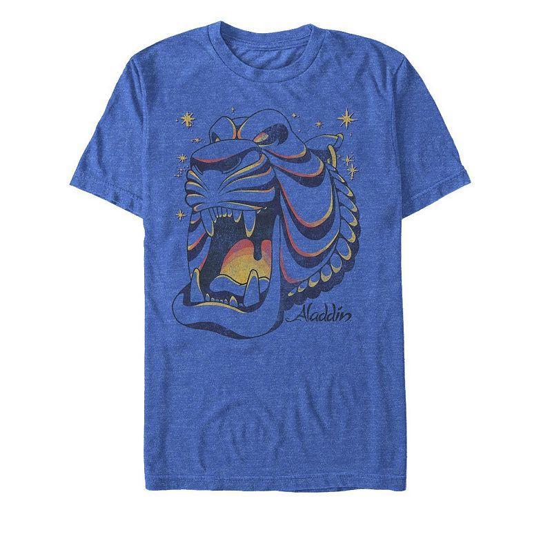 Mens Disneys Aladdin Cave Tee Royal Grey Product Image