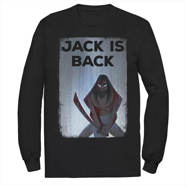 Mens Cartoon Network Samurai Jack The Jack Is Back Rainwaters Long Sleeve Tee Blue Product Image