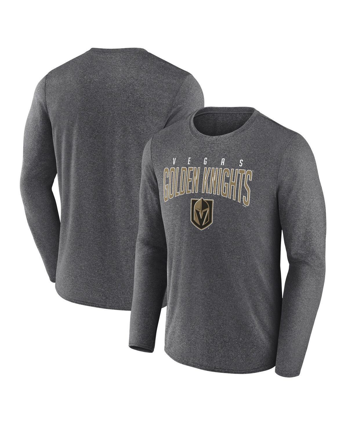 Mens Fanatics Branded Heather Charcoal Vegas Golden Knights Special Edition 2.0 Scoring Chance Long Sleeve T-Shirt Product Image