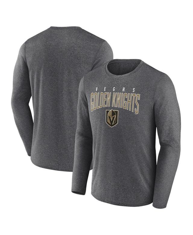 Mens Fanatics Branded Heather Charcoal Vegas Golden Knights Special Edition 2.0 Scoring Chance Long Sleeve T-Shirt Product Image