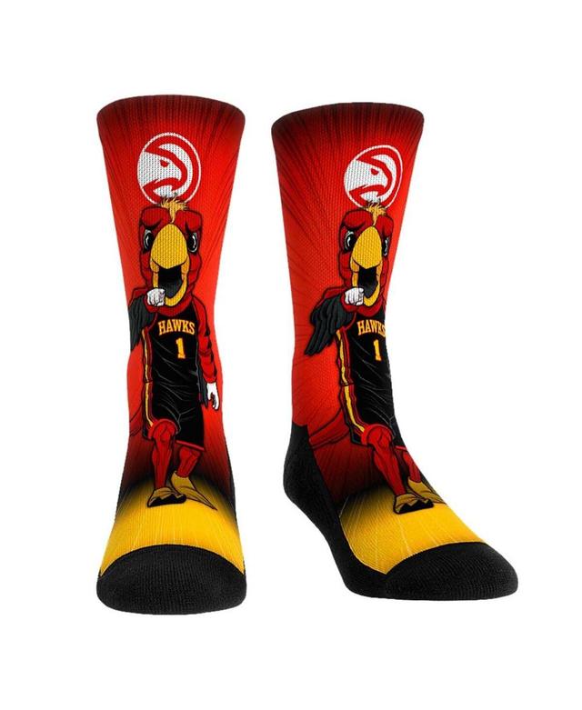 Rock Em Socks Atlanta Hawks Mascot Pump Up Crew Socks, Mens Product Image