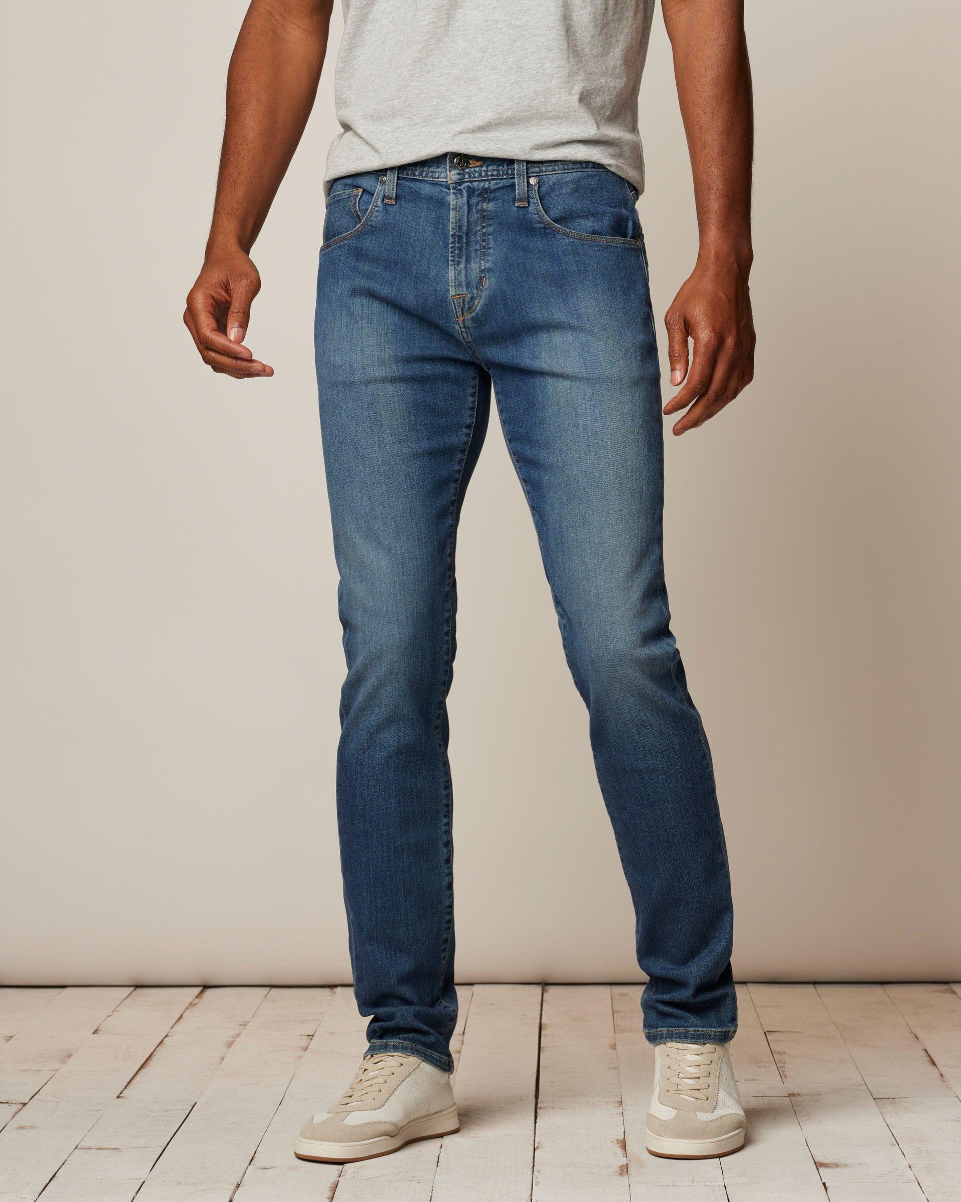 Barlow Stretch 5-Pocket Denim Jean Product Image