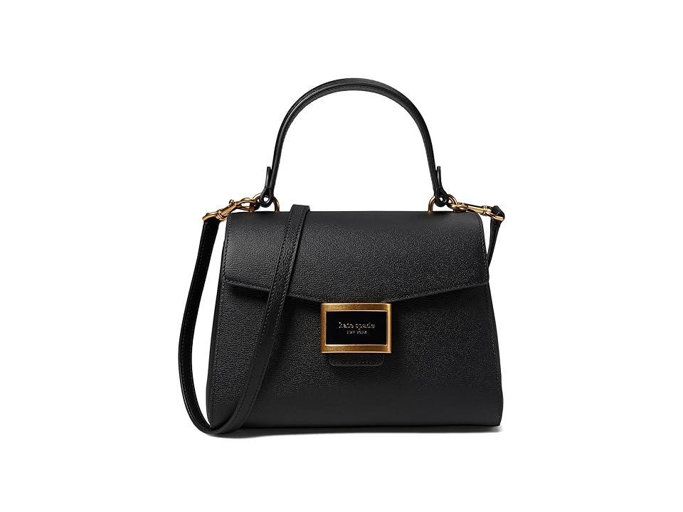 kate spade new york Katy Textured Leather Small Top Handle Satchel Bag Product Image