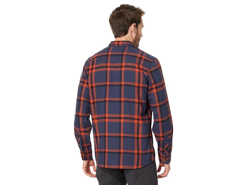 Flylow Handlebar Tech Flannel (Night/Sandstone Plaid) Men's Clothing Product Image