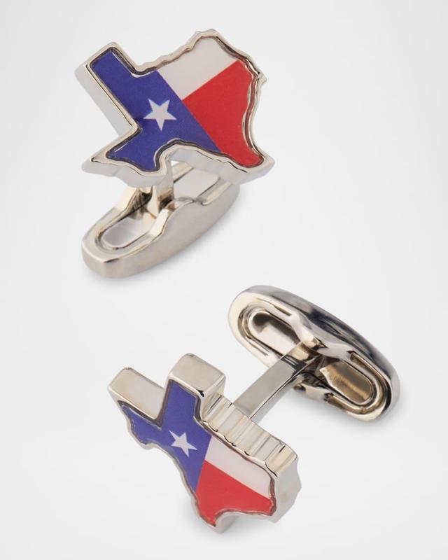 Men's State Of Texas Flag Cufflinks Product Image