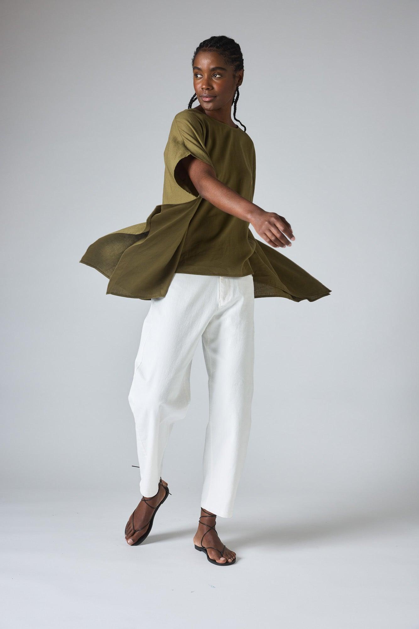 Go with the Flow Linen Top Product Image