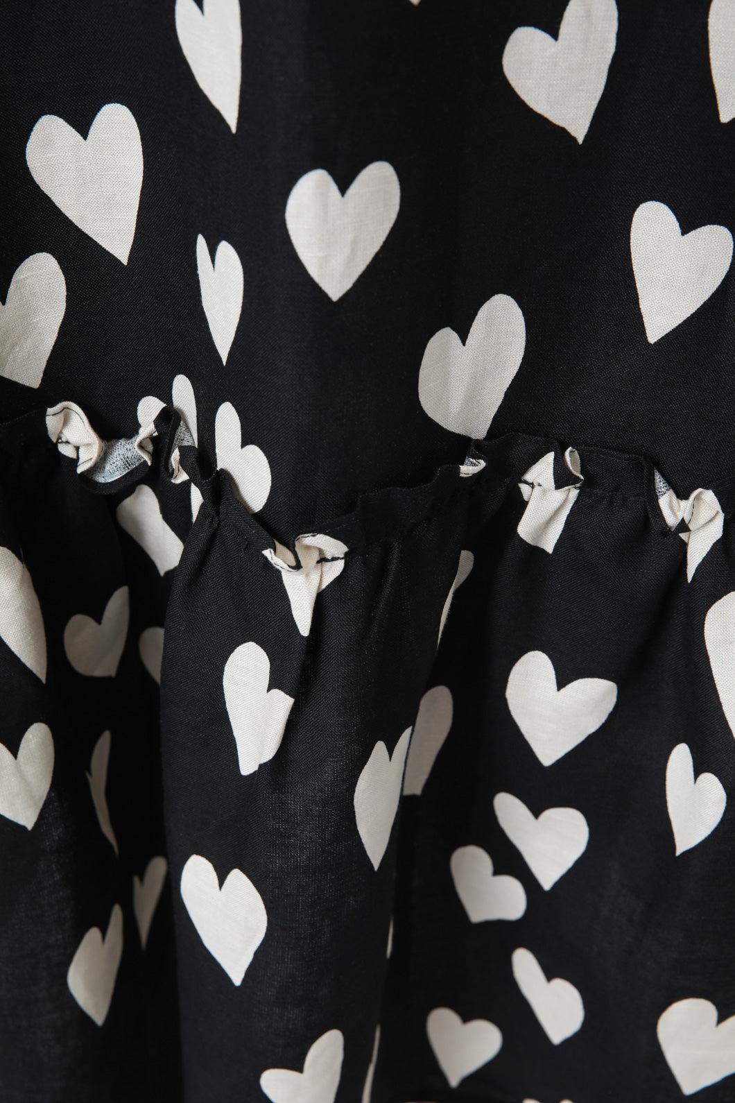 Love Hearts Midi Skirt Product Image