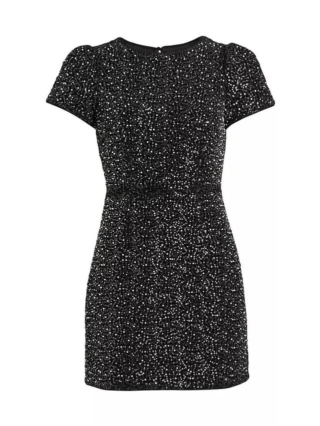 Rowen Beaded Tweed Minidress Product Image