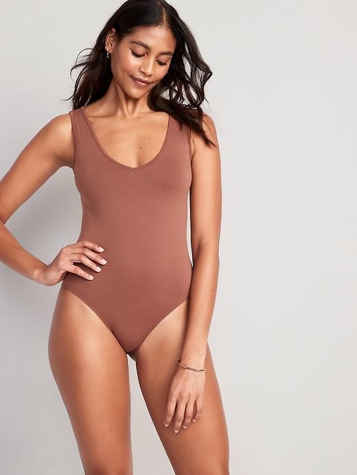 Seamless Base-Layer Tank Top Bodysuit Product Image