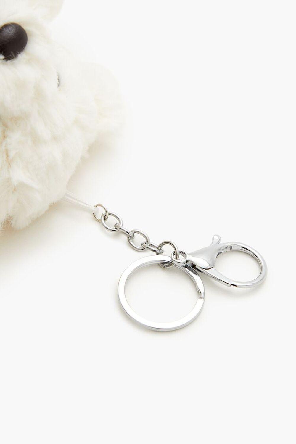 Faux Fur Teddy Bear Keychain | Forever 21 Product Image