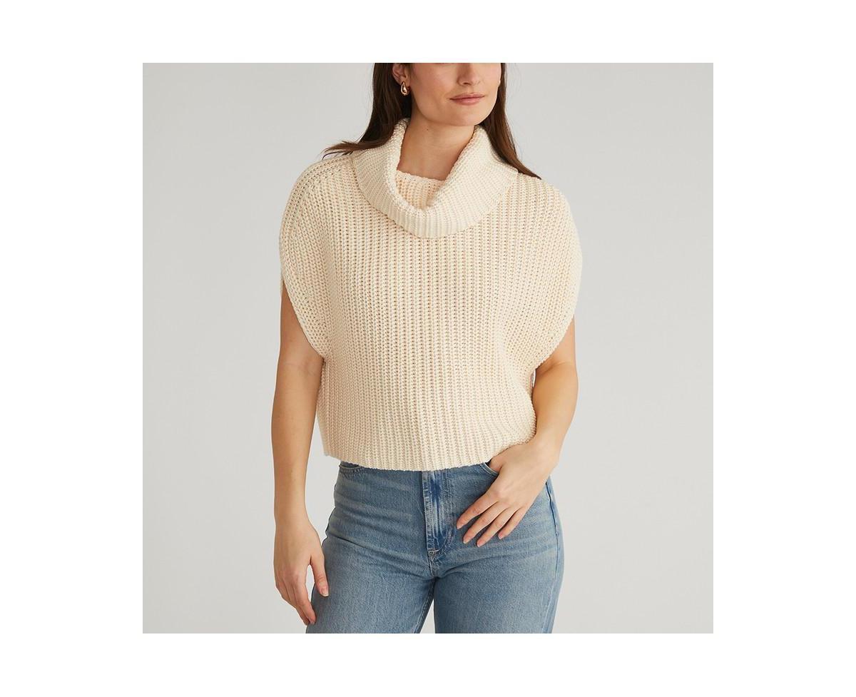 525 Womens Cate Sleeveless Turtleneck Sweater Product Image