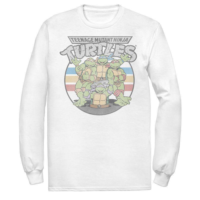 Mens Teenage Mutant Ninja Turtles Retro Group Shot Tee Product Image