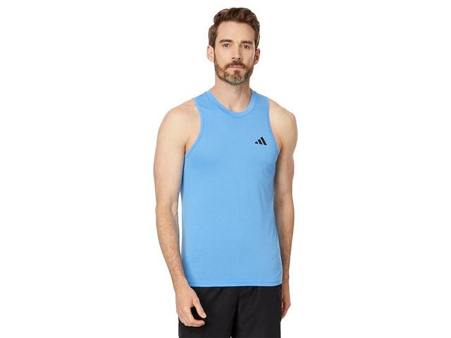 adidas Essentials Feelready Training Sleeveless T-Shirt Burst/Black) Men's Clothing Product Image