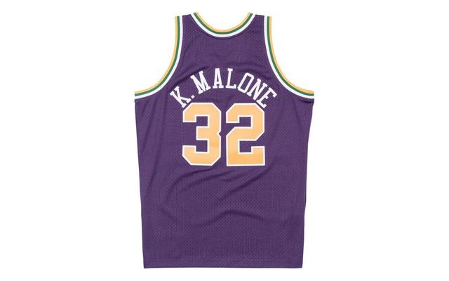 Mitchell & Ness Utah Jazz Mens Hardwood Classic Swingman Jersey - Karl Malone - Purple Product Image