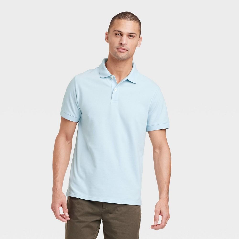 Men's Every Wear Polo Shirt - Goodfellow & Co™ Soft Blue S Product Image