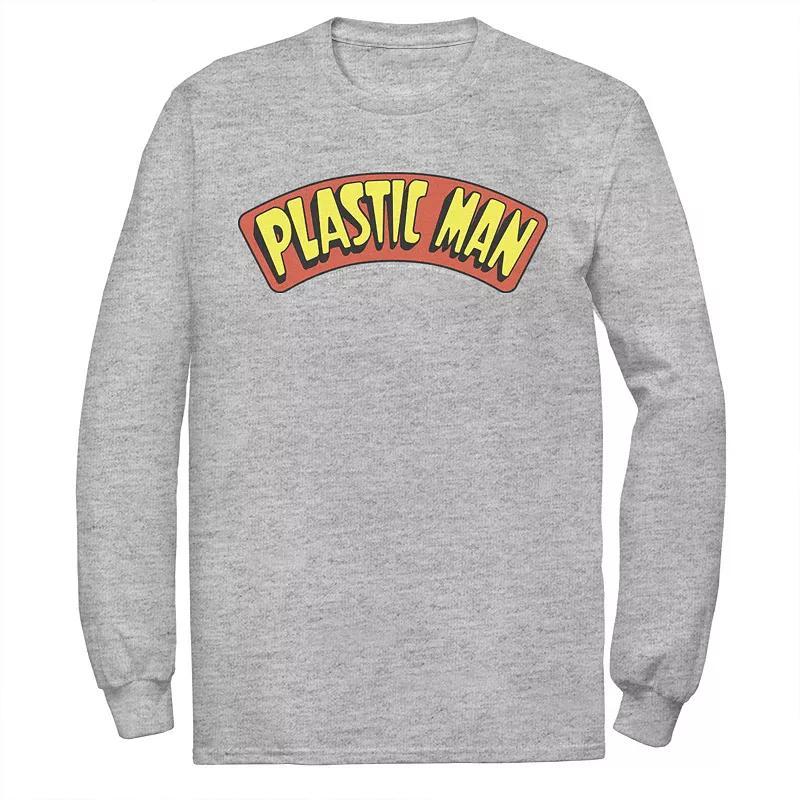 Mens DC Comics Plastic Man Text Logo Poster Tee Product Image