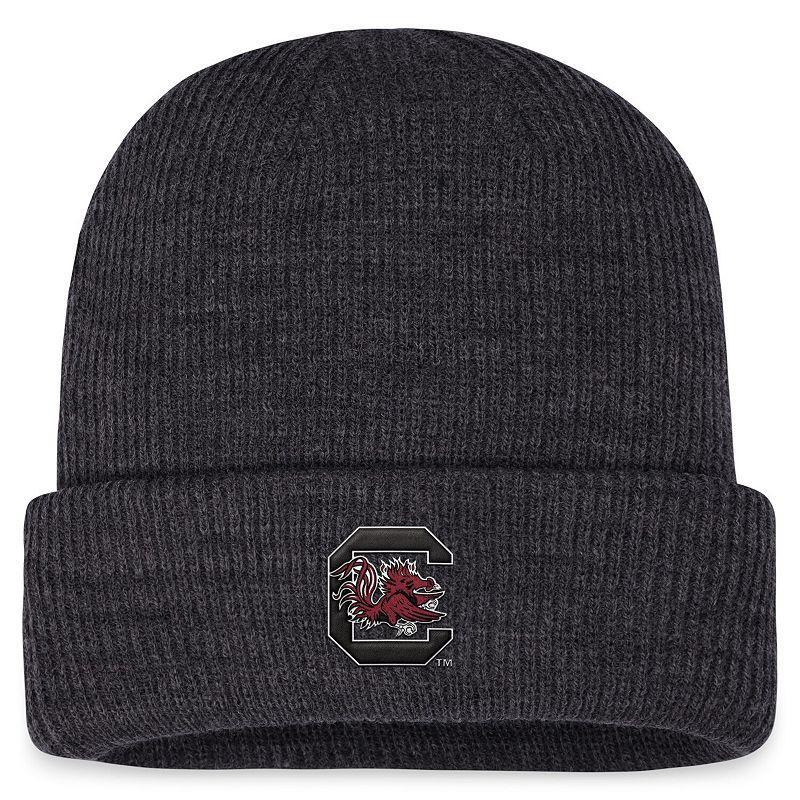 Mens Top of the World Charcoal South Carolina Gamecocks Sheer Cuffed Knit Hat Product Image